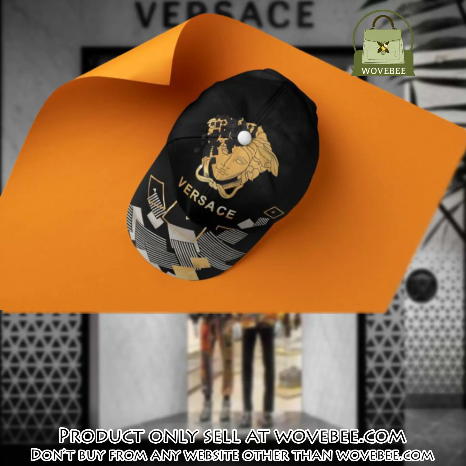 Versace luxury cap print 3d trending cap ctc1137 wvb5101001